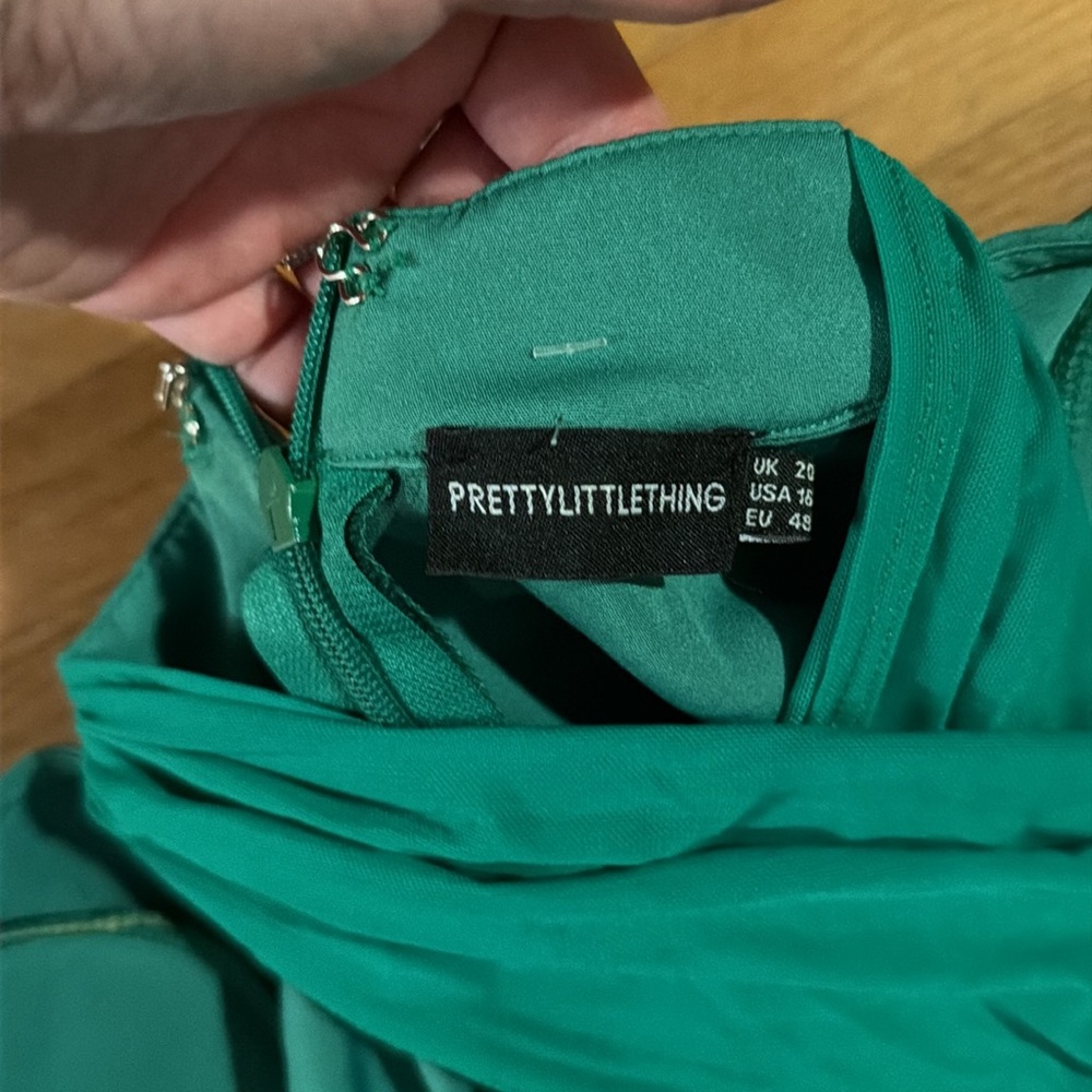 Emerald Green Corset Blazer dress - Picture 8 of 8